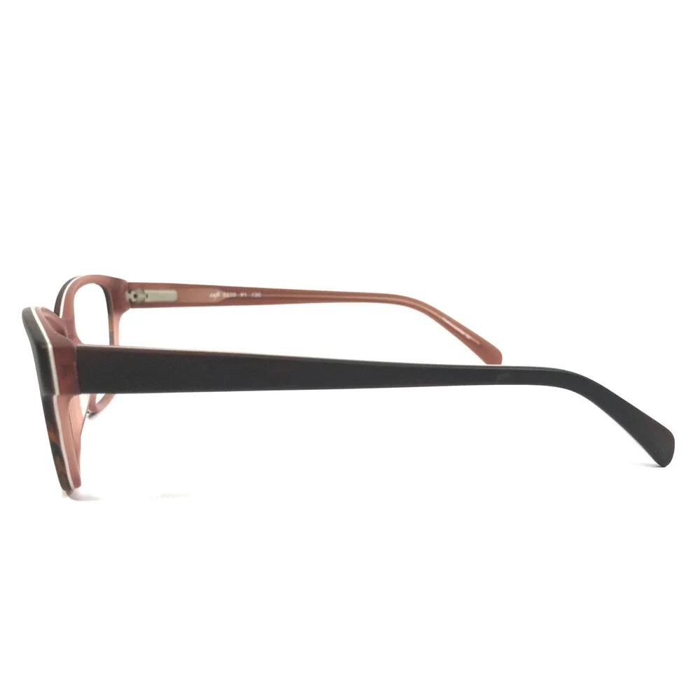 Cafe Lunettes Eyeglasses Frames 3239 #1 Brown Pink Cat Eye Full Rim 52-16-130